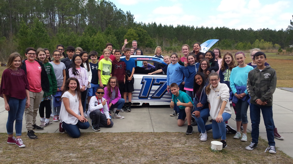 NASCAR visits RHMS STEM 