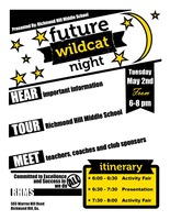 Future Wildcat Night for Rising 6th Graders and Families