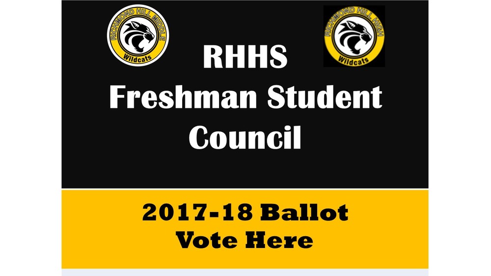 8th Grade Student Vote for Freshman Student Council