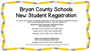 New Student Registration