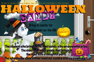 Candy Contest for Halloween on the Hill
