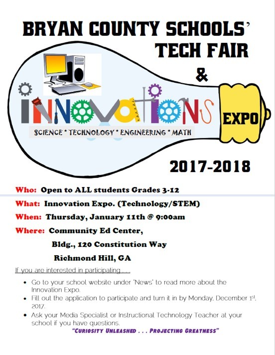 Bryan County Schools Tech & Innovation Expo