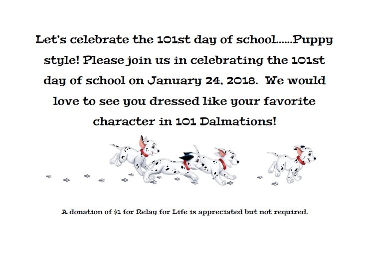 101st Day of School Celebration