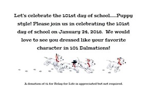 101st Day of School Celebration
