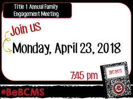 Title I Annual Family Engagement Meeting