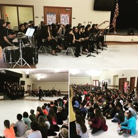 Band, Chorus, and Orchestra Performs