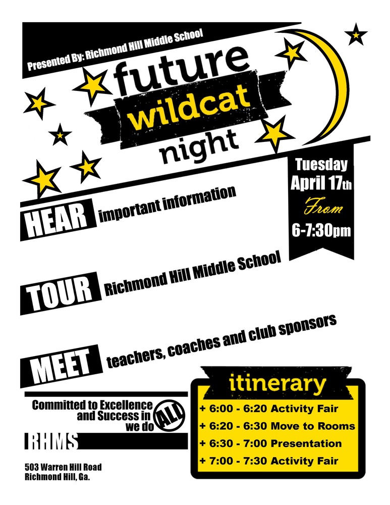 Future Wildcat Night at RHMS