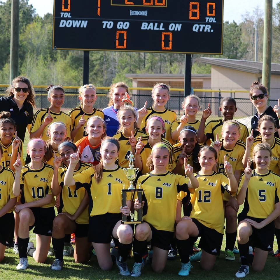 RHMS Girls Soccer - Region Champs
