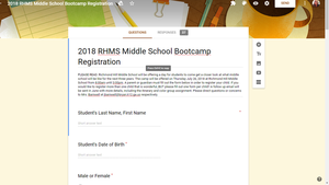 Rising 6th Grade Bootcamp