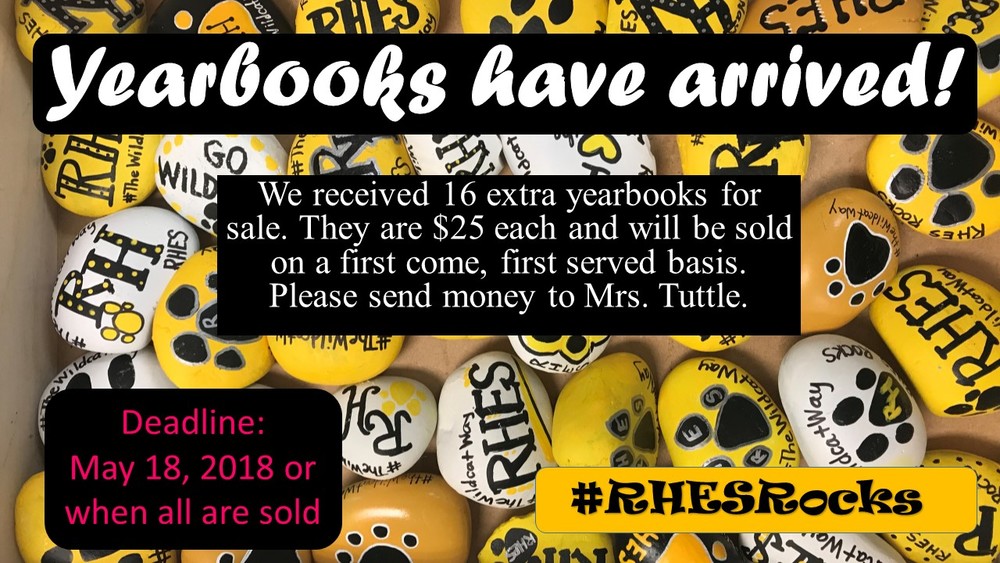 Last Call for RHES Yearbooks!