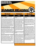 Advanced Content Summer Reading Lists