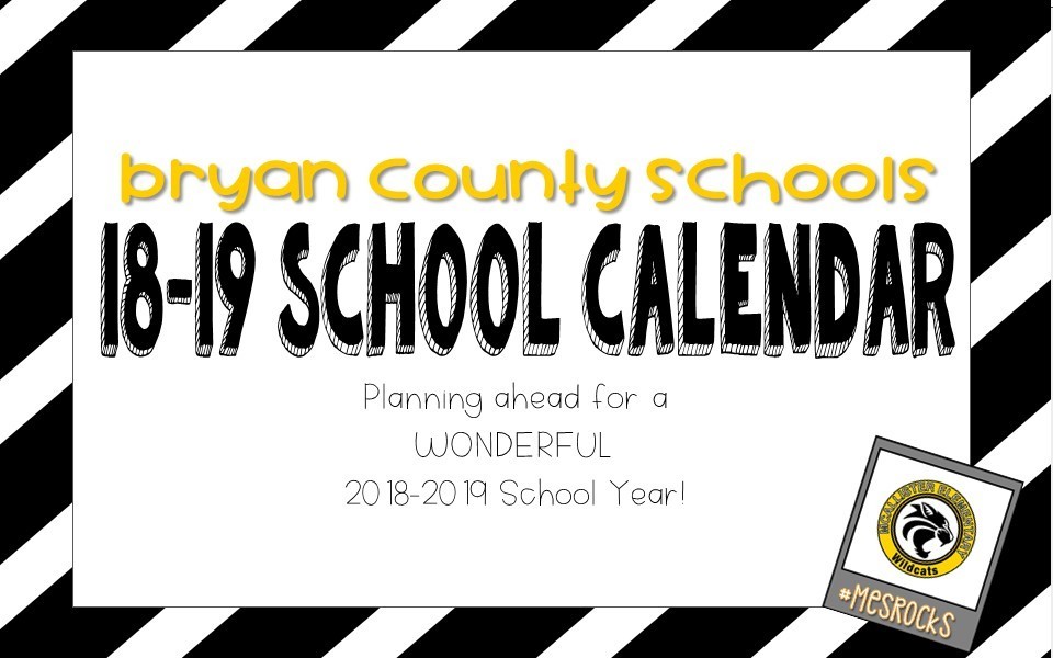 18-19 School Calendar