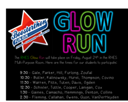 Glow Run Times