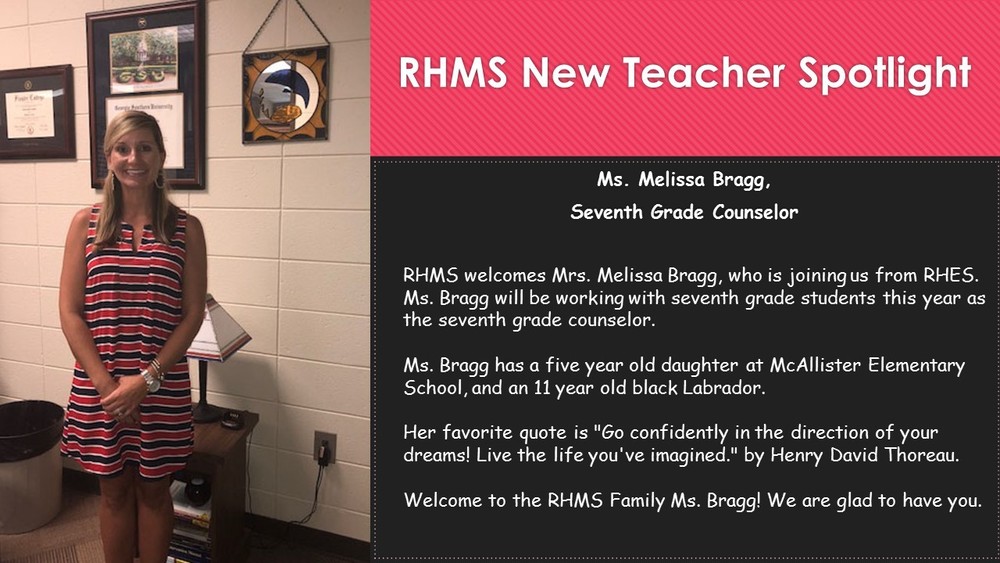 New Teacher Spotlight - Melissa Bragg