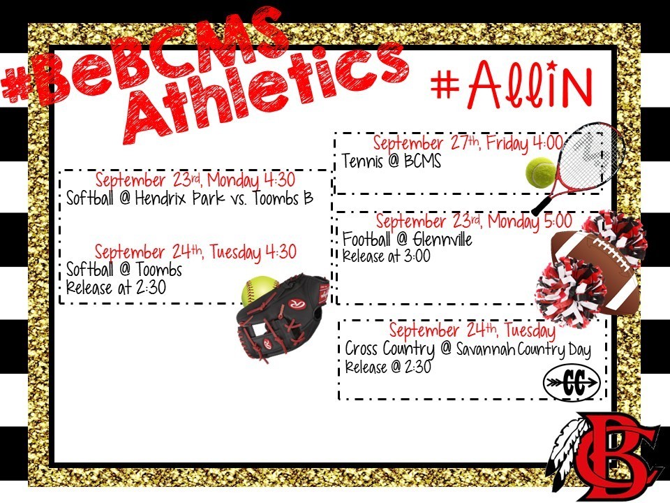 Upcoming Athletic Events