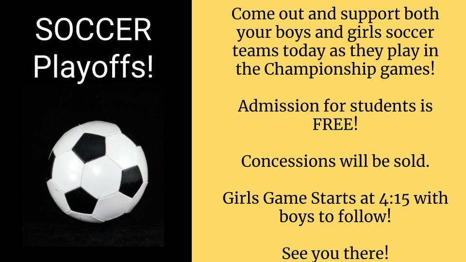 Soccer Playoffs