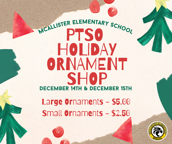 PTSO Ornament Shop
