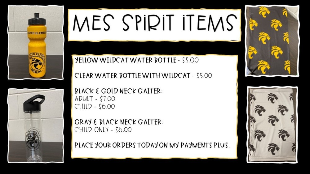 MES Spirit Items on Sale