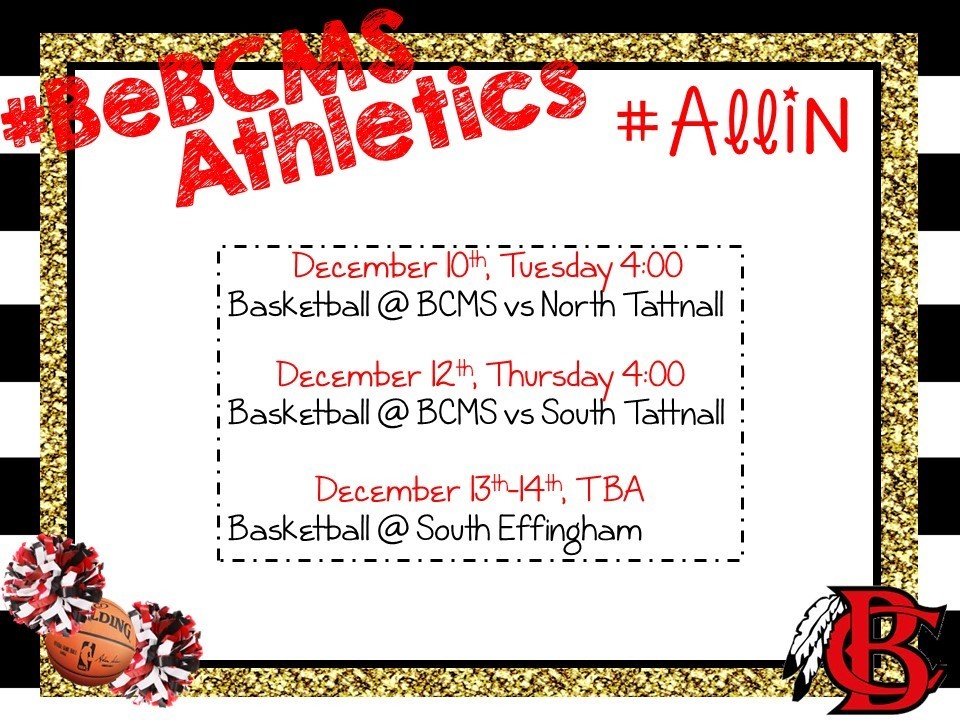 Upcoming Athletic Events