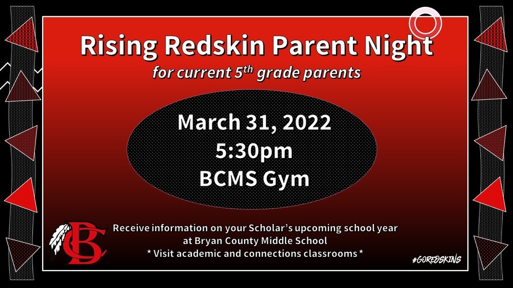 Rising Redskin Parent Night