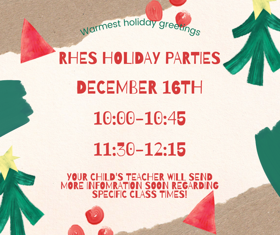 RHES Holiday Party Day