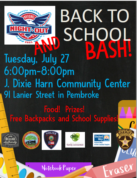 National Night Out AND Back to School Bash!
