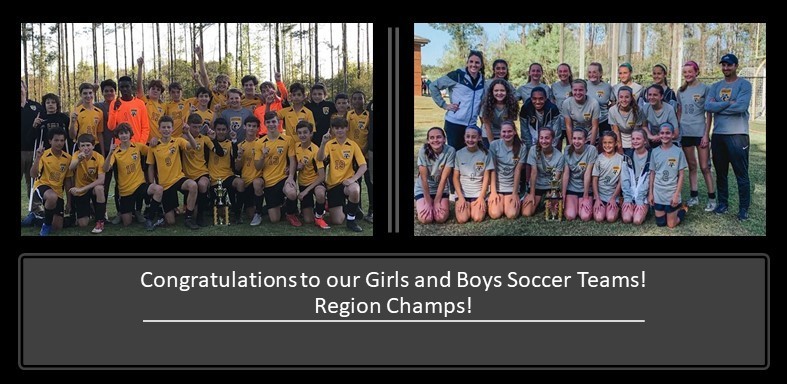 Soccer Teams are Region Champions!
