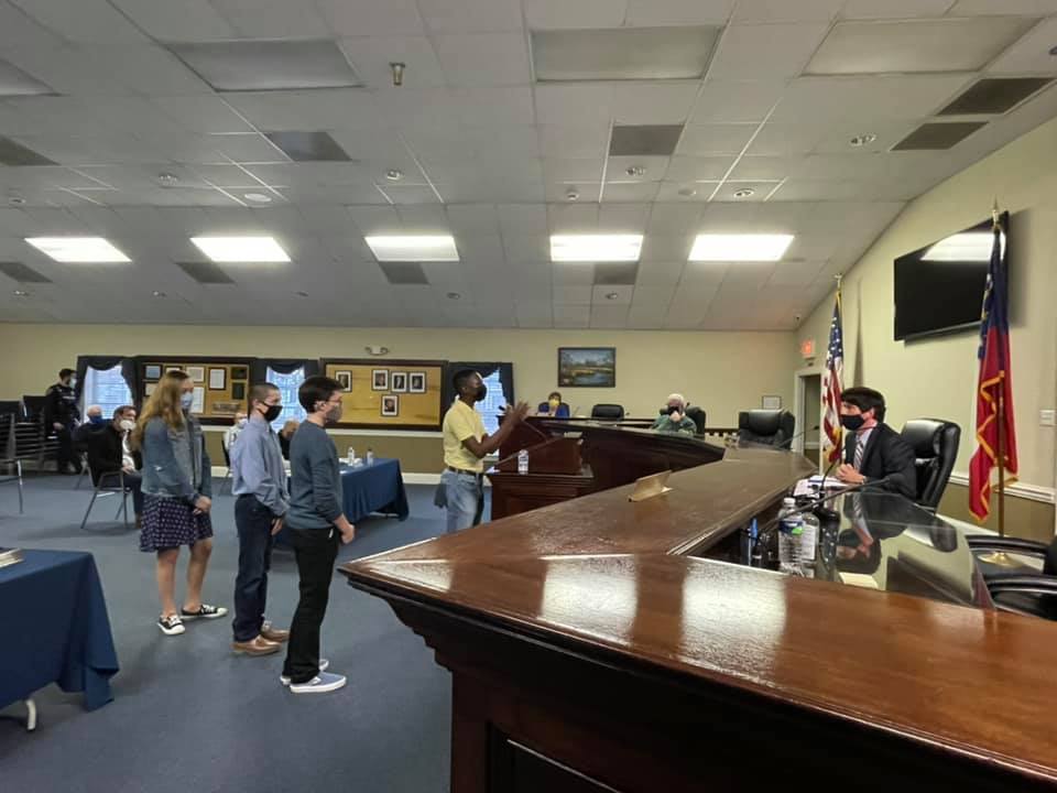 Student Council visits RH City Government