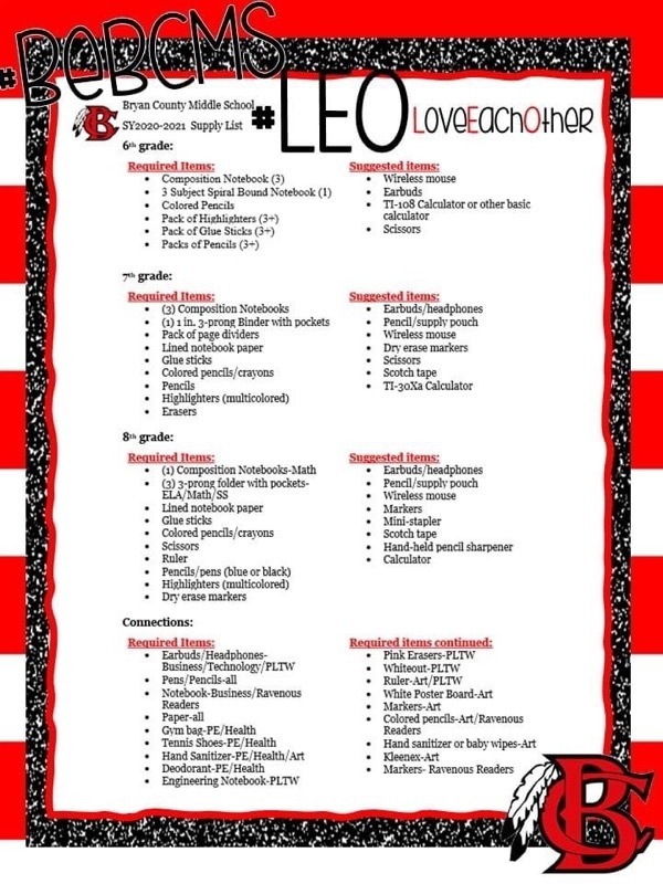 Supply List