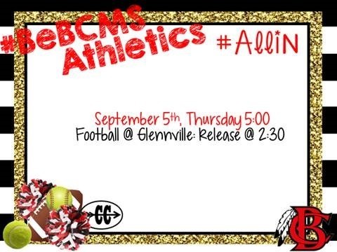 Upcoming Athletic Events