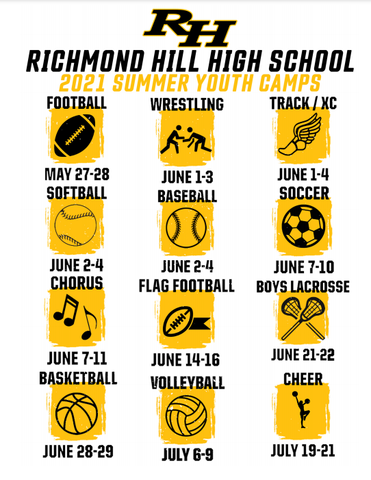 RHHS Summer Youth Camps