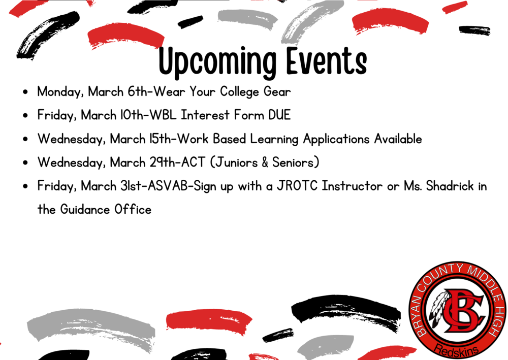 Upcoming Events