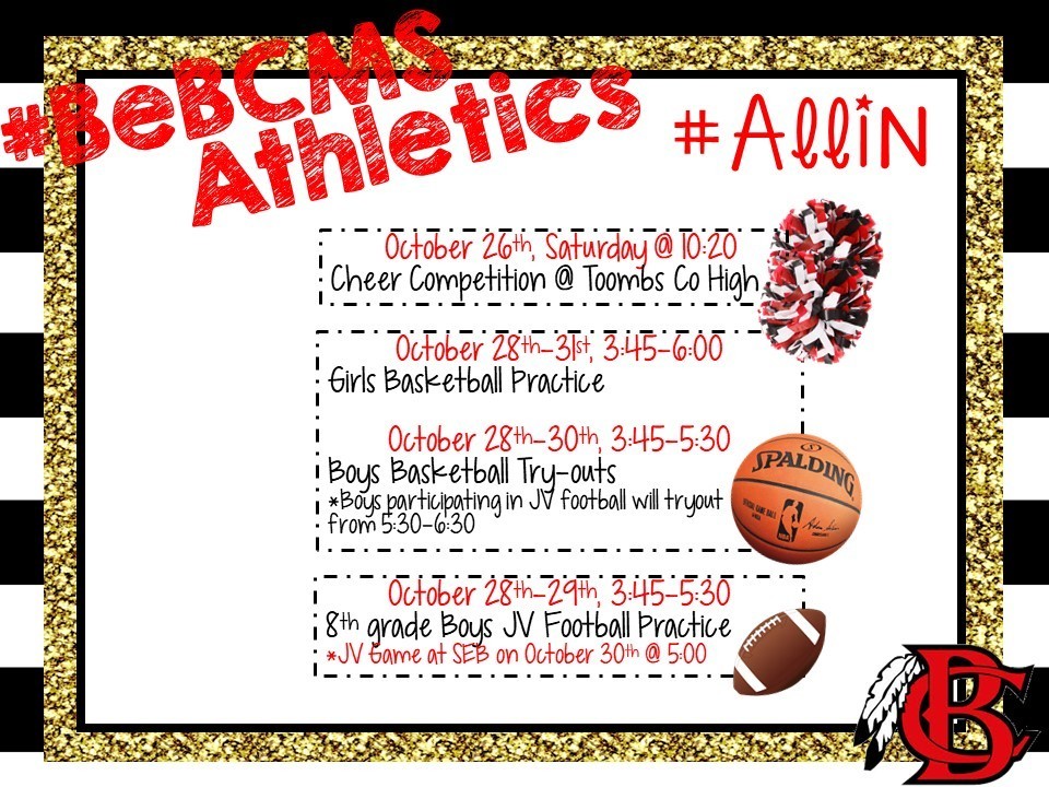 Upcoming Athletic Events