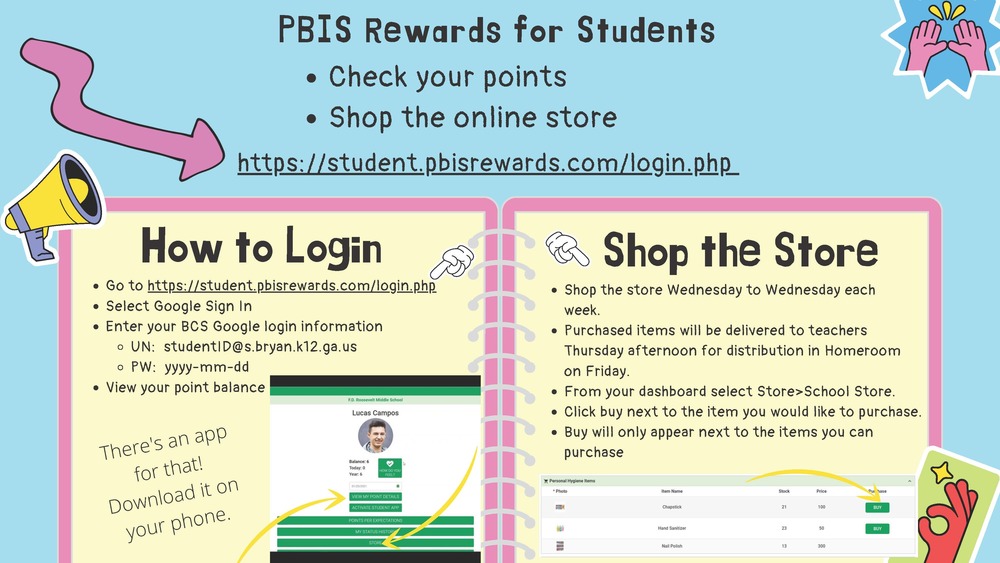 PBIS Rewards for Students