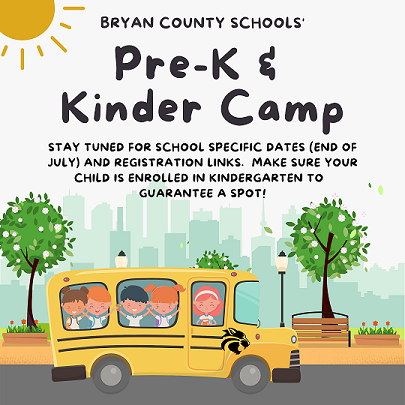 PK & Kinder Camp - Coming Soon! 
