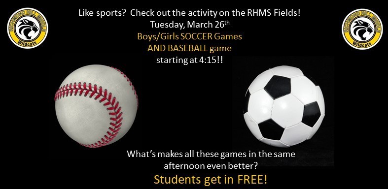 Come Support our RHMS Wildcats!