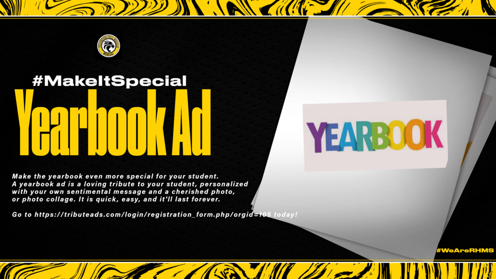 Personalized Ad for Yearbook