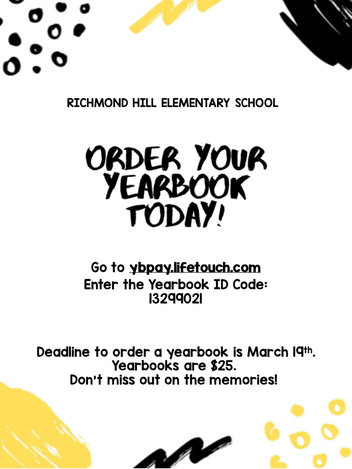 Order Your Yearbook NOW! 