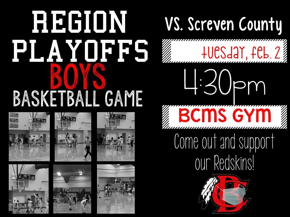 Boys Basketball Playoffs - Round 1 | Bryan County Middle School