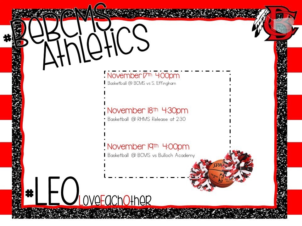 Upcoming Athletic Events - Week of Nov. 16