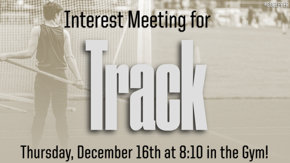 Interest Meeting for Track