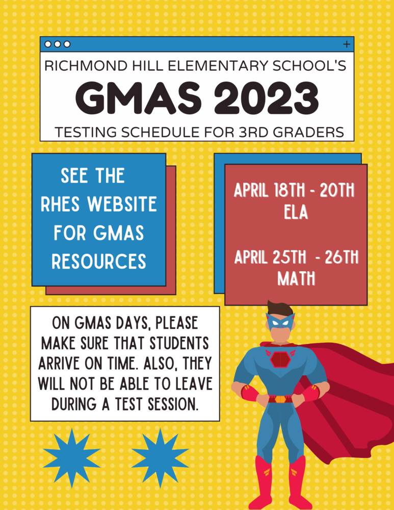 RHES GMAS Schedule