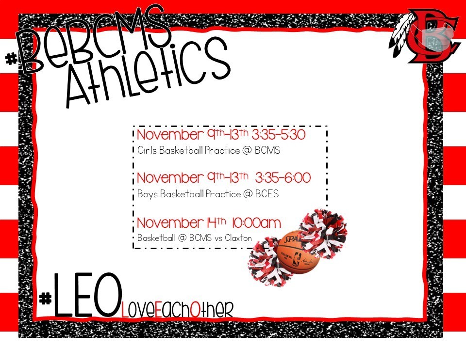 Upcoming Athletic Events - Week of Nov. 9