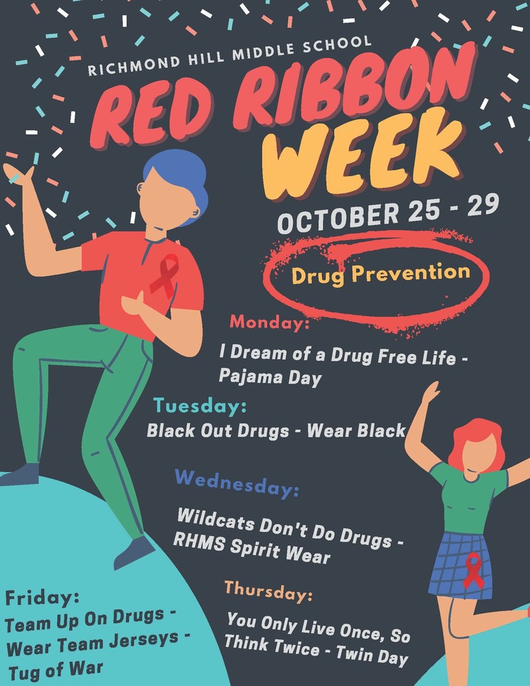 Red Ribbon Week begins October 25th
