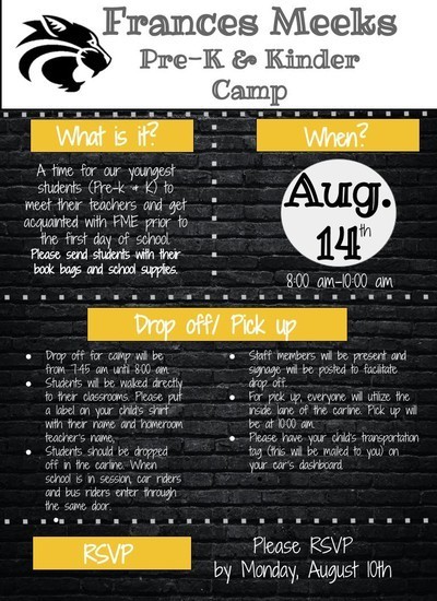 Pre-K and Kindergarten Camp