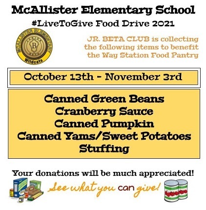 Fall Food Drive