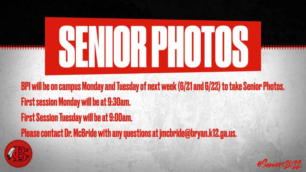 Senior Photo Information