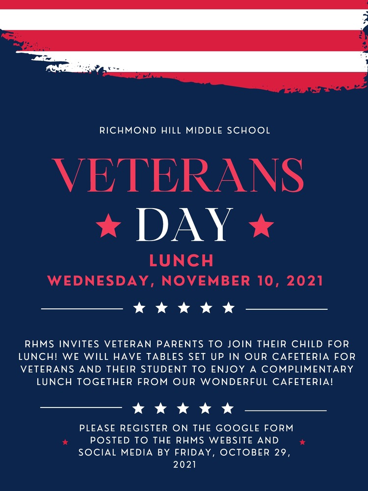 Veterans Day Richmond Hill Middle School