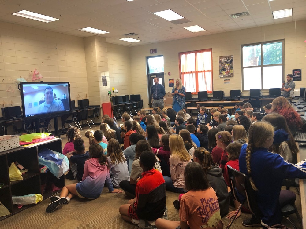 Skyping with Red Wolf Expert at Chehaw Park!