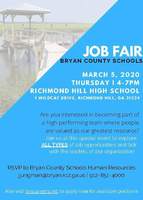 Bryan County Schools Job Fair